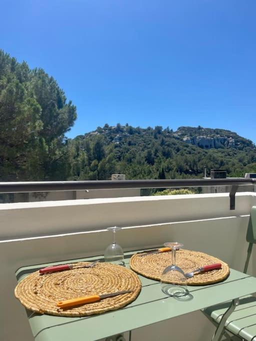 Ferienwohnung "Lou Mes" Les Baux Balcon Exterior foto