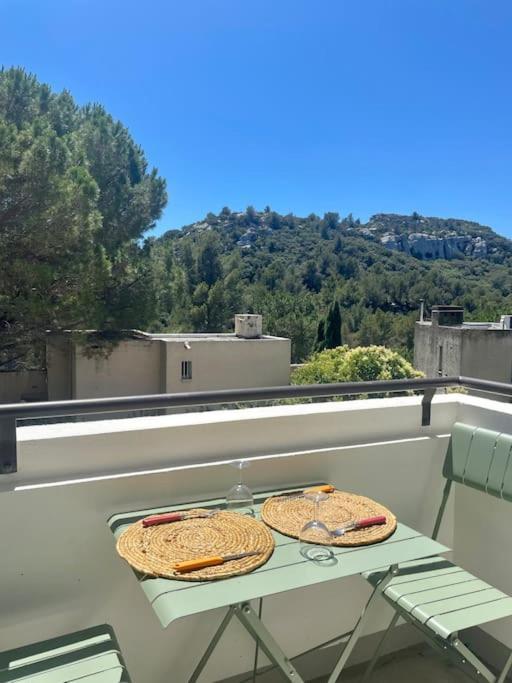 Ferienwohnung "Lou Mes" Les Baux Balcon Exterior foto