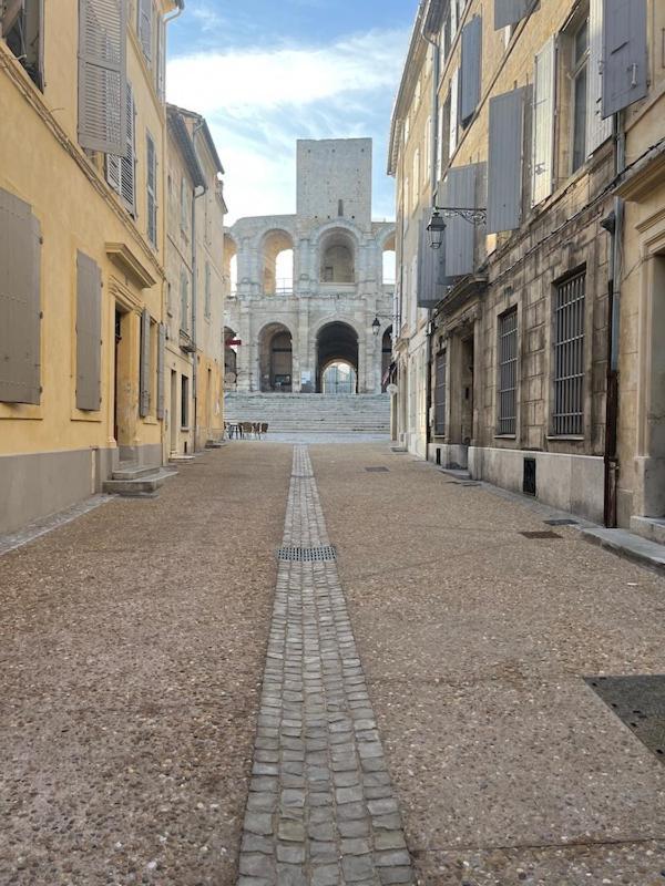 Ferienwohnung "Lou Mes" Les Baux Balcon Exterior foto